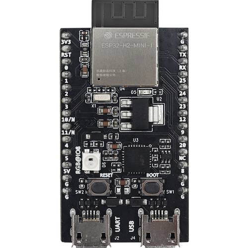 Espressif ESP32-H2-DEVKITM-1-N4S Entwicklungsboard WiFi/Bluetooth Developmentkit ESP32-H2 Bulk