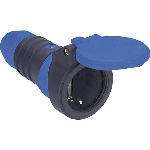 AS Schwabe 62310 Schutzkontaktkupplung 230 V Schwarz, Blau IP54