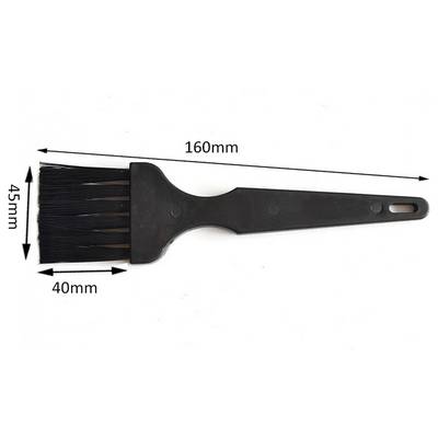 TRU COMPONENTS ESD-Bürste (L x B x H) 160 x 55 x 15 mm Borsten-Länge: 40 mm Bürsten-Fläche, Breite: 45 mm Bürsten-Fläche-4