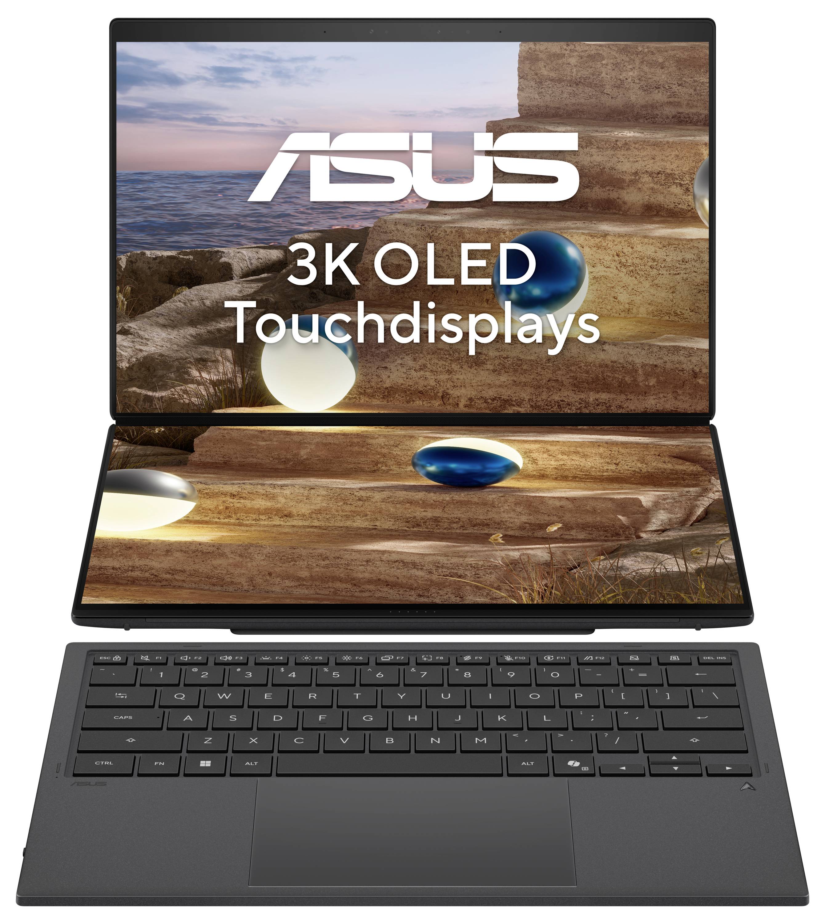 Asus Notebook ZenBook Duo 35.6 cm (14 Zoll) 3K 386H 32 GB RAM 1 TB SSD Deutsch, QWERTZ Intel Intel-Grafik Nicht verfügba-2