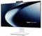 Ein eleganter ASUS-Monitor mit dünnem weißem Rahmen und Ständer, auf dem ein dunkelblauer Hintergrund mit dem Text „ASUS In Search of Incredible" angezeigt wird.
