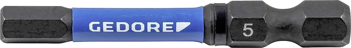 'GEDORE' Sechskantbit, Größe 5, auf weißem Hintergrund.