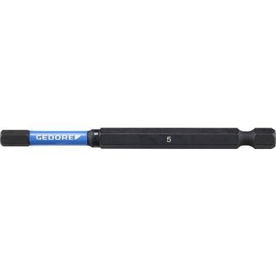 Ein blau-schwarzes GEDORE-Werkzeugbit mit der Nummer "5" darauf, verwendet für Befestigungsanwendungen.