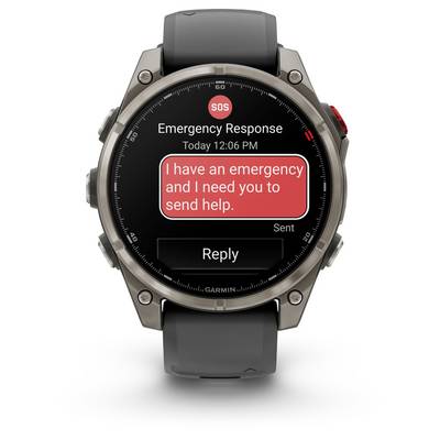 Garmin fēnix® 8 Pro Smartwatch Schwarz-1