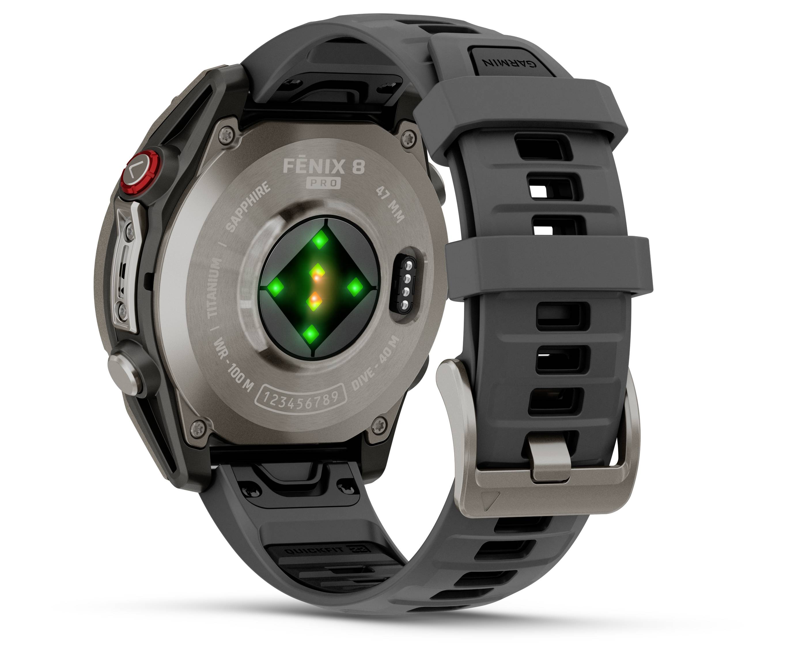 Garmin FENIX® 8 Pro Smartwatch 47 mm Schwarz-5