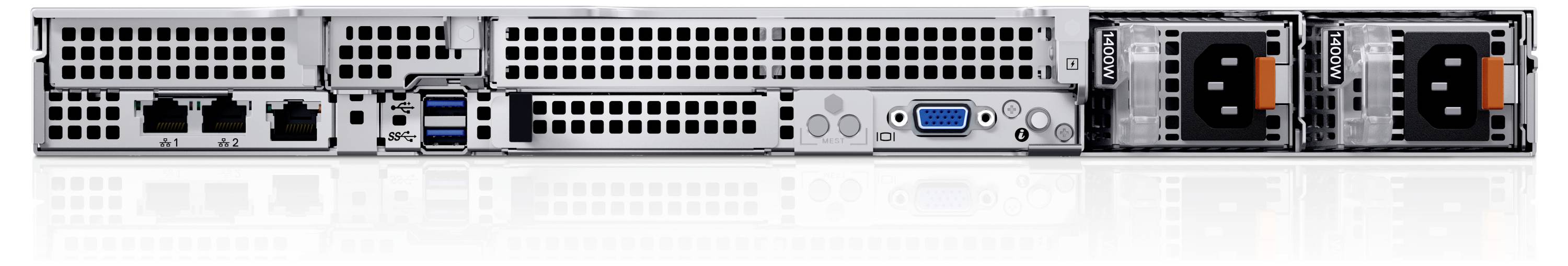 Ein schlanker, schwarzer HP-Desktop-Computer mit mehreren nach vorne gerichteten USB-Anschlüssen und einer Kopfhörerbuchse, aufrecht auf einem Ständer positioniert.