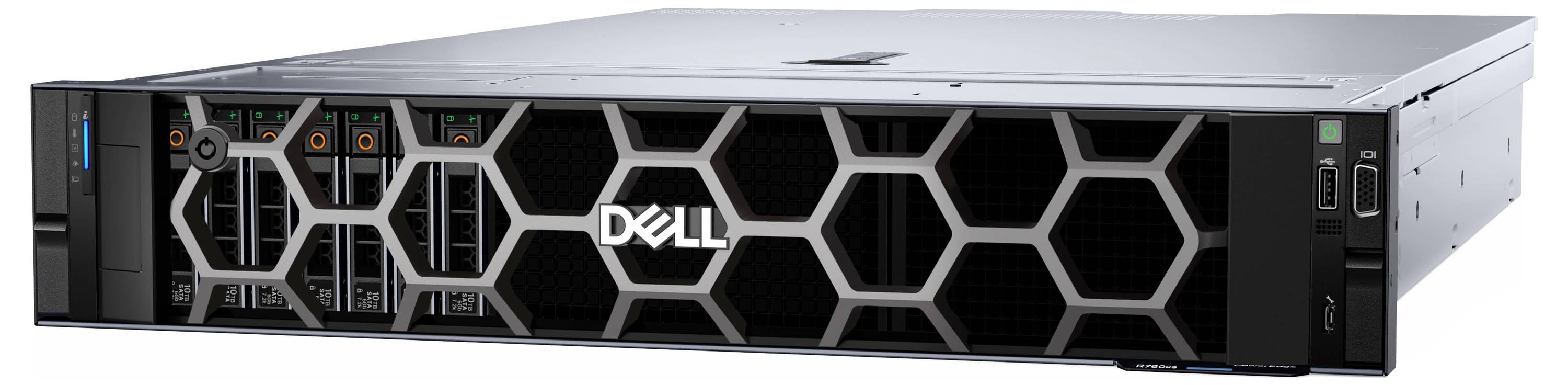 Dell PowerEdge R760xs - Server - Rack-Montage - 2U - zweiweg - 1 x Xeon Silver 4514Y / 2 GHz - RAM 64 GB - SAS - Hot-Swa-3