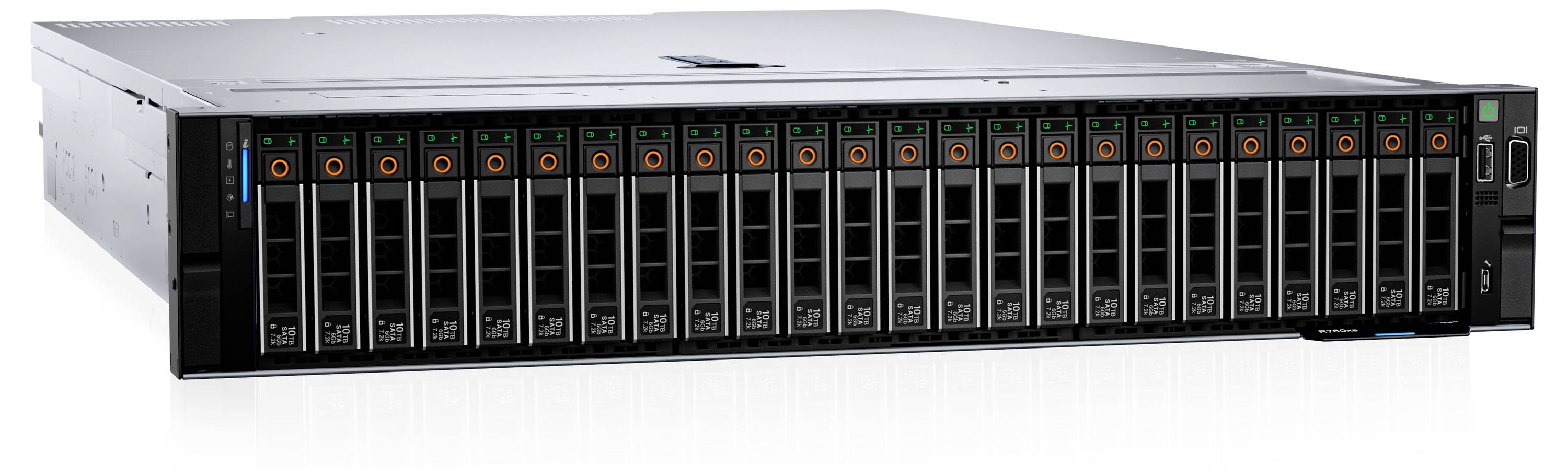 Dell PowerEdge R760xs - Server - Rack-Montage - 2U - zweiweg - 1 x Xeon Silver 4514Y / 2 GHz - RAM 64 GB - SAS - Hot-Swa-5