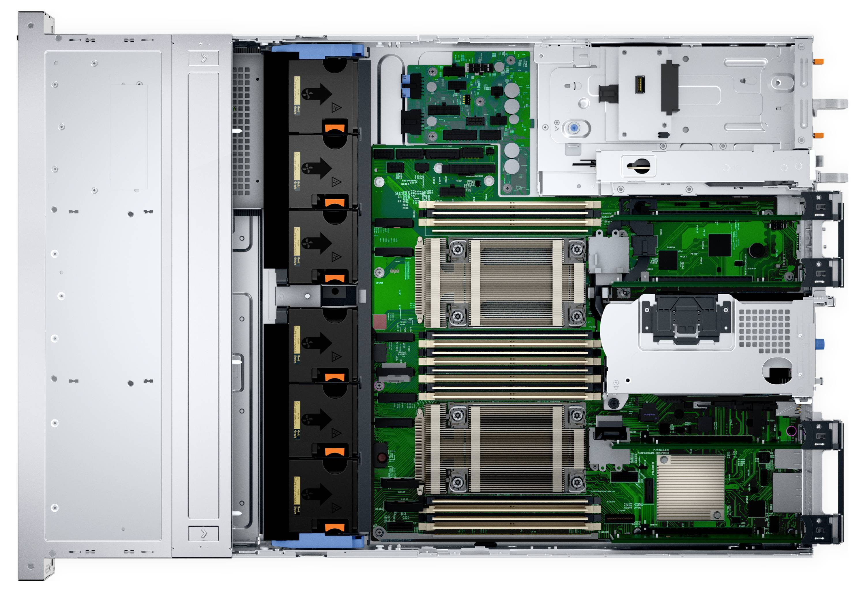 Dell PowerEdge R760xs - Server - Rack-Montage - 2U - zweiweg - 1 x Xeon Silver 4514Y / 2 GHz - RAM 64 GB - SAS - Hot-Swa-7