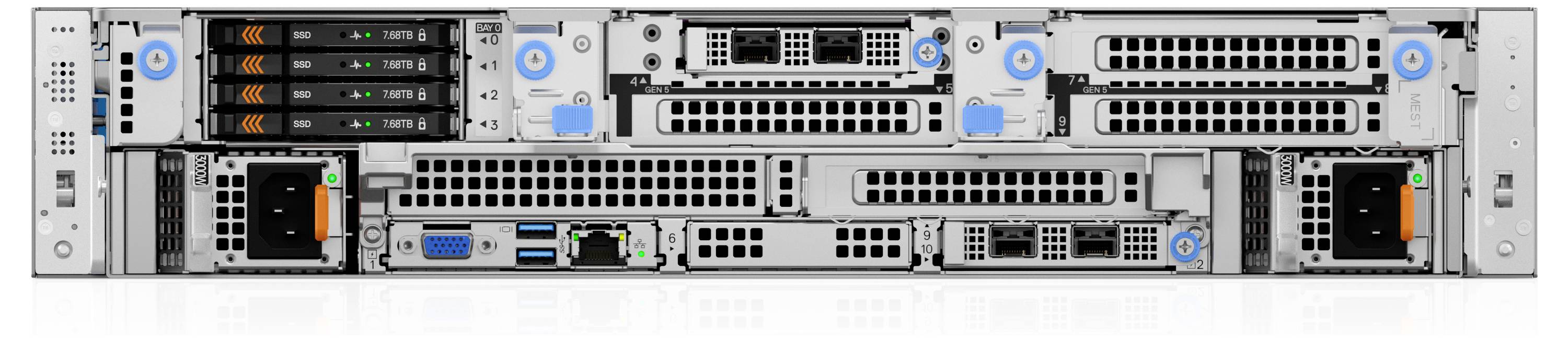 Dell Server PowerEdge R570 Xeon 6507P 6507P 4.2 GHz 32 GB RAM 3J05W-4