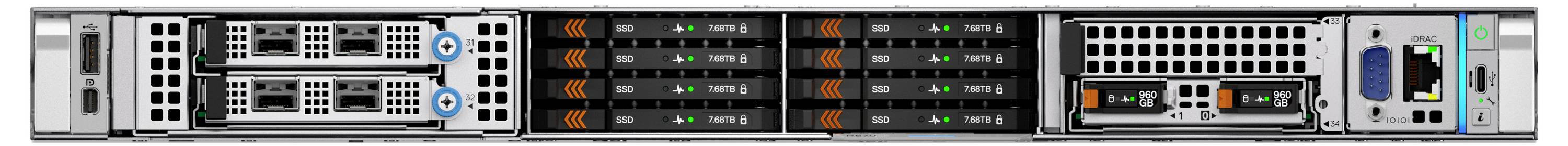 Dell Server PowerEdge R470 Xeon 6517P 6517P 4.2 GHz 32 GB RAM DVT8N-2