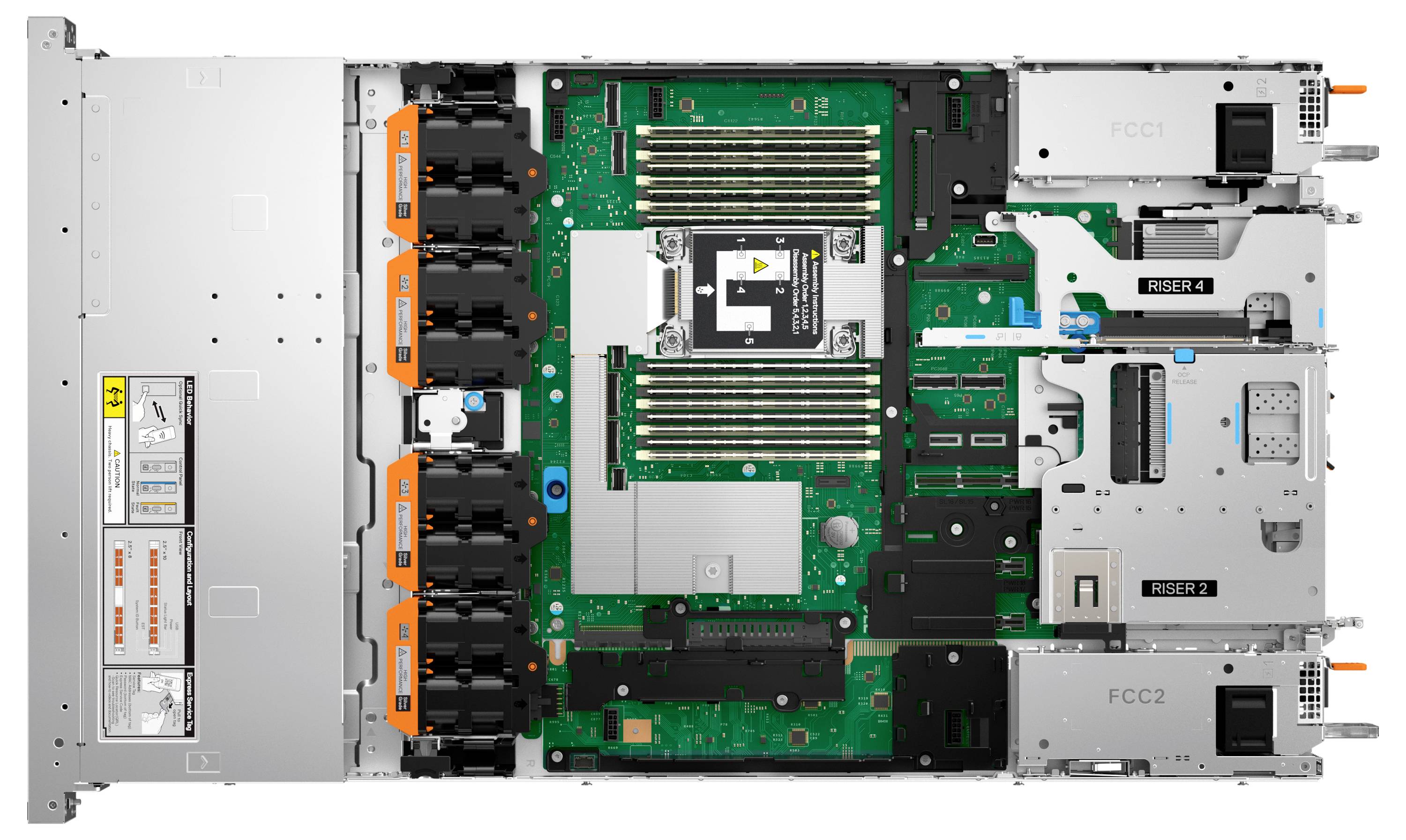 Dell Server PowerEdge R470 Xeon 6517P 6517P 4.2 GHz 32 GB RAM DVT8N-5