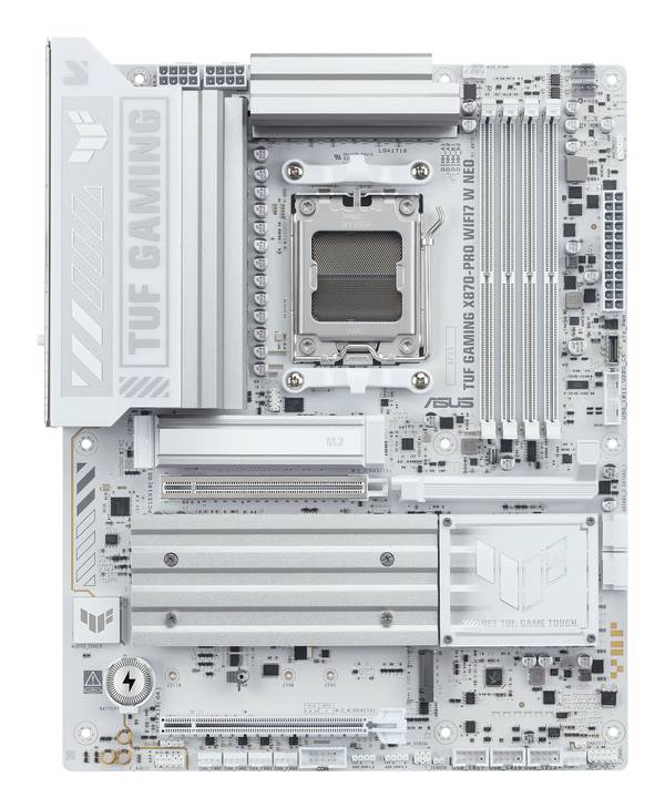 Asus TUF GAMING X870-PRO WIFI7 W NEO Mainboard Sockel (PC) AMD® AM5 Formfaktor (Details) ATX Mainboard-Chipsatz AMD® X870