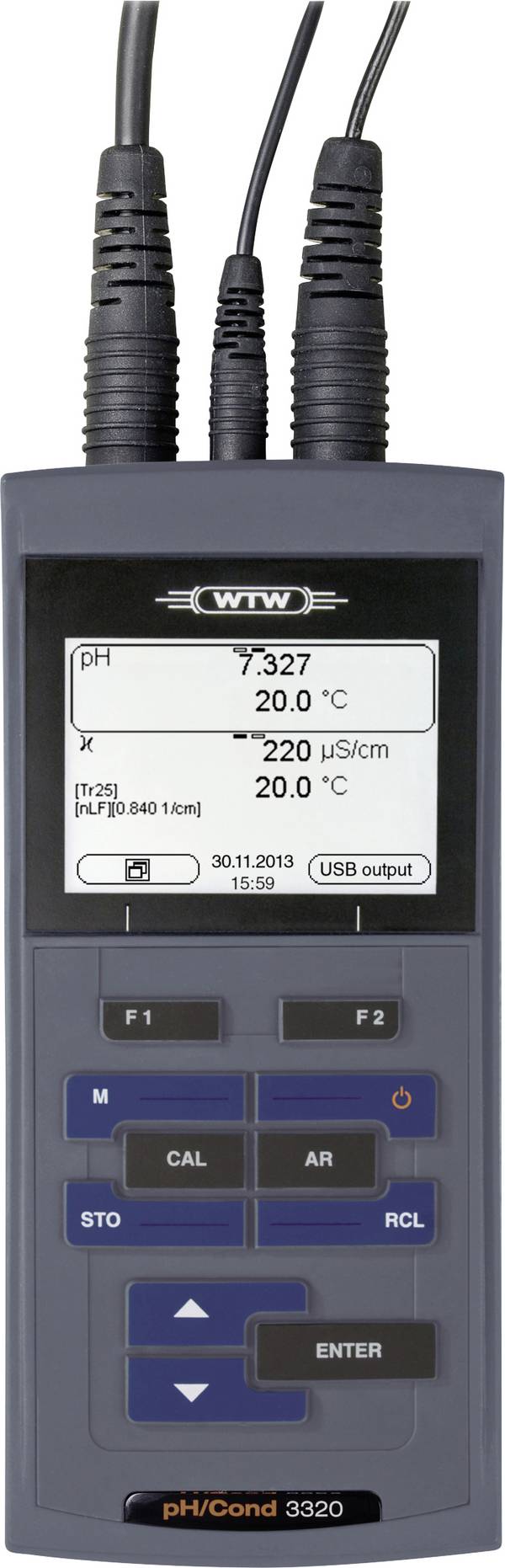 WTW pH/Cond 3320 Multiparameter-Handmessgerät  Temperatur, TDS, Widerstand, Leitfähigkeit, pH-Wert, mV