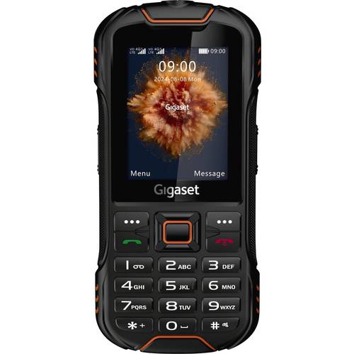 Gigaset GLX 8 PLUS Outdoor Smartphone Schwarz, Orange