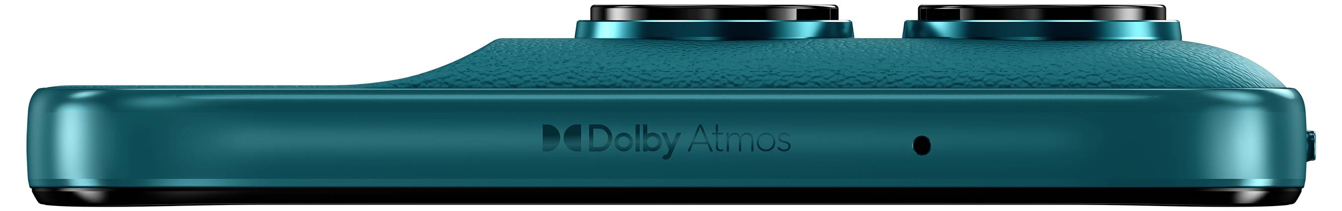 Smartphone zeigt "moto g 77" auf dem Bildschirm mit abstraktem Wirbel-Design und "moto ai" Logo oben links.