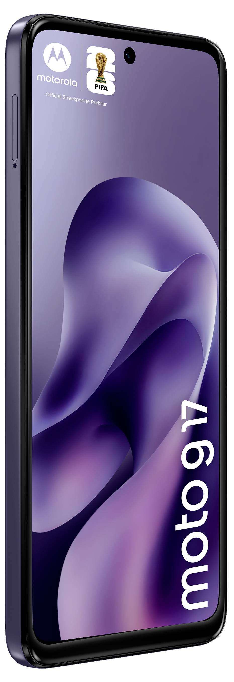 Ein orange und schwarz gehaltenes tragbares Gerät, möglicherweise eine UV-Lampe, mit einem runden Knopf an der Vorderseite.