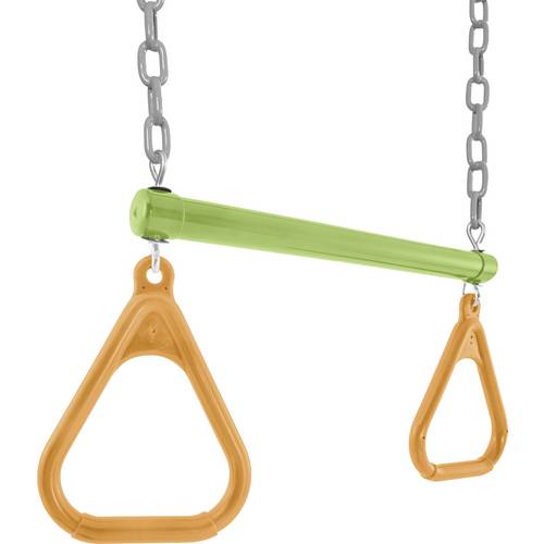 Intex 44007 Trapez-Schaukel mit Ringen Kunststoff, Stahl verzinkt