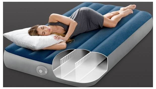 Intex 64187NP Luftbett (L x B x H) 191 x 99 x 25 cm Blau