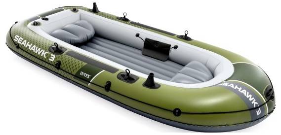 Intex Schlauchboot Seahawk 3 Set incl. 137cm AluPaddel, 68614bis 360 kg 66333NP