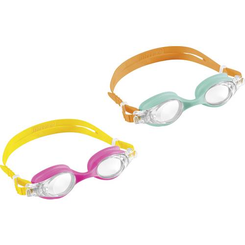 Die Intex „Kids Goggles“ bieten Kindern von 3–8 Jahren klaren Durchblick beim Schwimmen – mit UV-Schutz, Anti-Fog und we...
