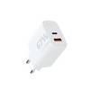 XTORM Ultra Wall USB Ladegerät 67 W 1x USB-C®, 1x USB-A Quick Charge 3.0 Weiß Innenbereich GaN