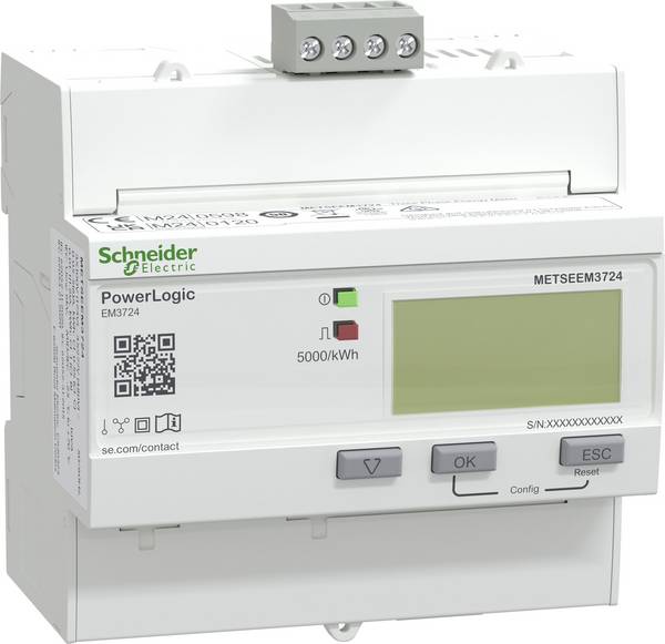 Schneider Electric METSEEM3724 METSEEM3724 Energiezähler digital 5 A MID-konform: Ja 1 St.
