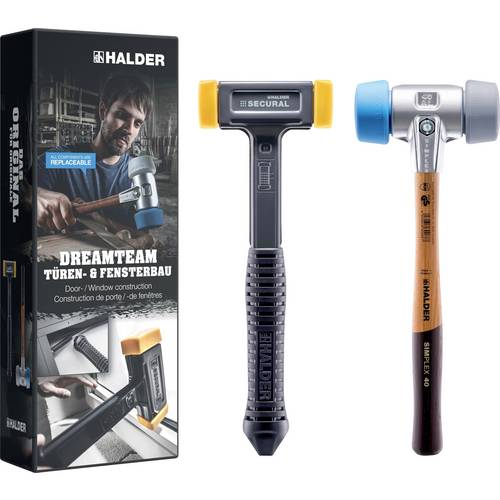 Halder Aktionsbox Dreamteam 3113s003 Hammer-Set mittelhart, weich 1650 g 135 mm 2 St.