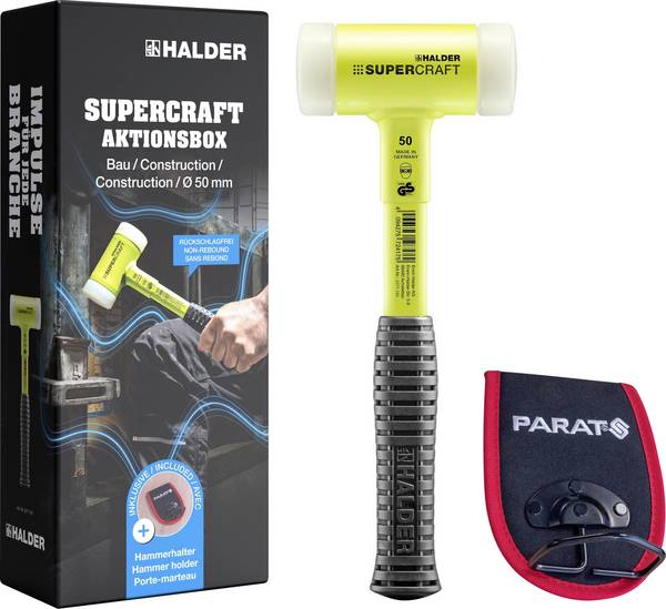 Halder SUPERCRAFT Aktionsbox BAU 3377s001 Schonhammer rückschlagsfrei    1 St.