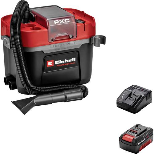 Einhell Professional TP-VC 18/10 Li BL L 4326758 Akku-Nass-/Trockensauger 10 l inkl. Ladegerät, inkl. 1 Akku, Staubklass...