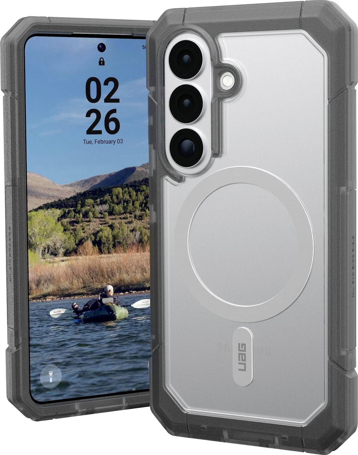 Urban Armor Gear Trooper Case Samsung Galaxy S26 Grau MagSafe kompatibel, mit Magnet-Modul 214518114G31