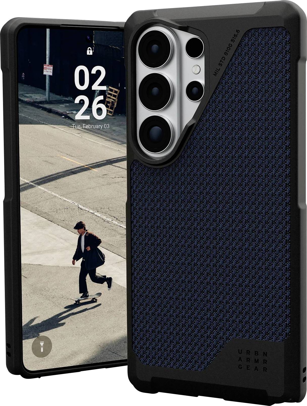 Urban Armor Gear Metropolis LT Case Samsung Galaxy S26 Ultra Blau MagSafe kompatibel, mit Magnet-Modul 214529113955