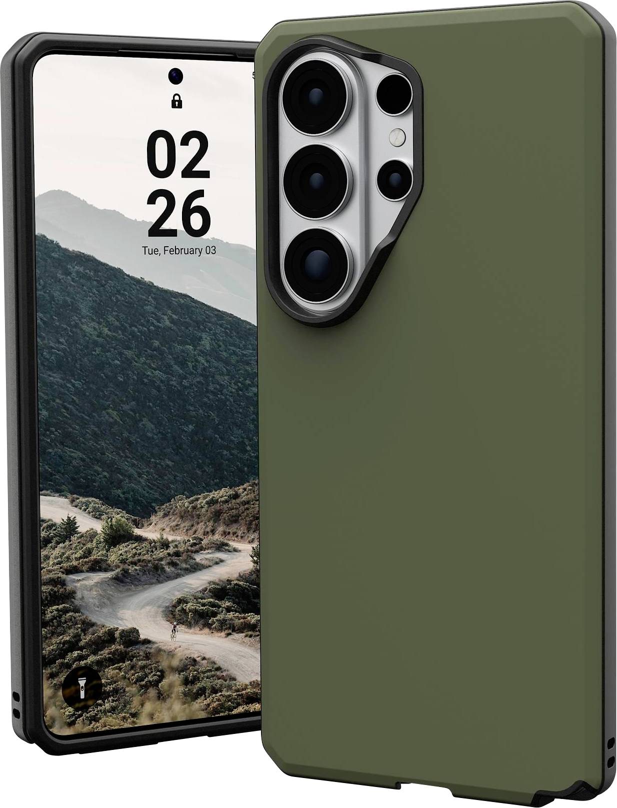 Urban Armor Gear Civilian LT Case Samsung Galaxy S26 Ultra Oliv MagSafe kompatibel, mit Magnet-Modul 214538117272