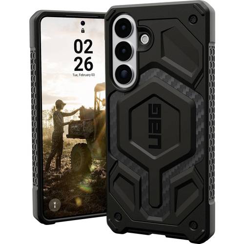 Urban Armor Gear Monarch Pro Case Samsung Galaxy S26+ Carbon MagSafe kompatibel, mit Magnet-Modul 214514114242