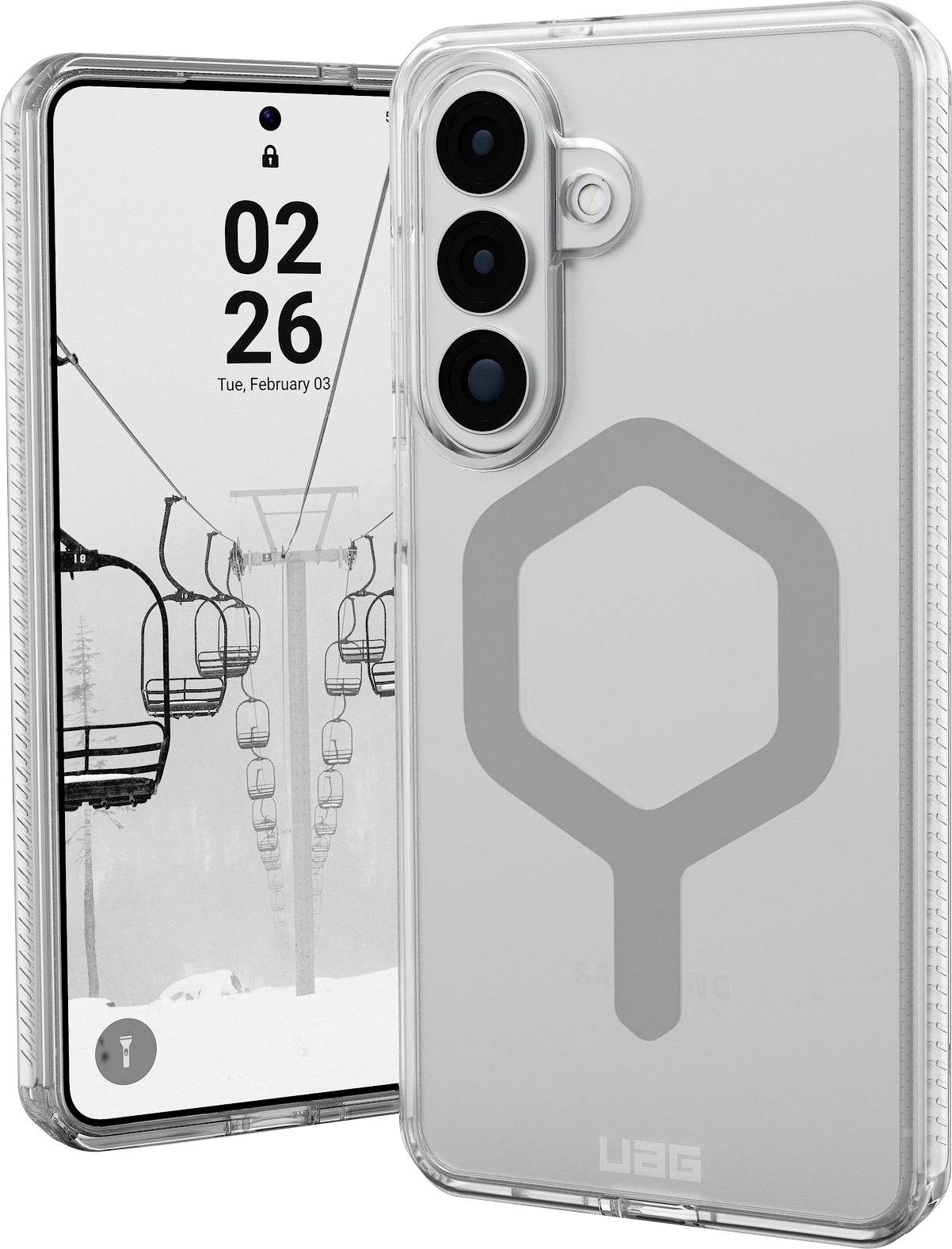 Urban Armor Gear Plyo Case Samsung Galaxy S26+ Ice MagSafe kompatibel, mit Magnet-Modul 214540114333