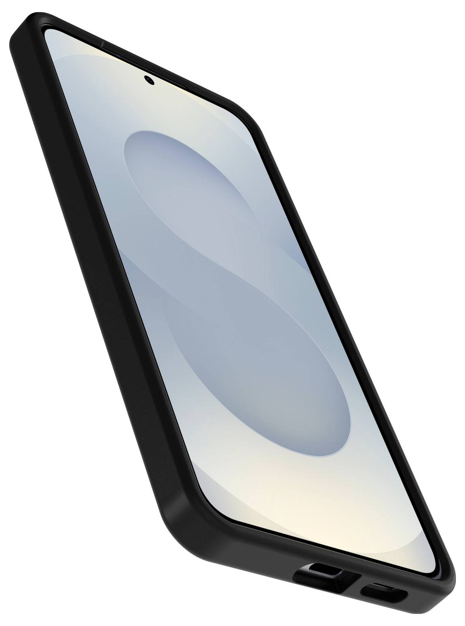 Ein Telefonbildschirm zeigt die Uhrzeit „02:26", das Datum „Dienstag, 3. Februar", über einem schwarzweißen verschneiten Skilift-Bild. Der Akku beträgt 4%.