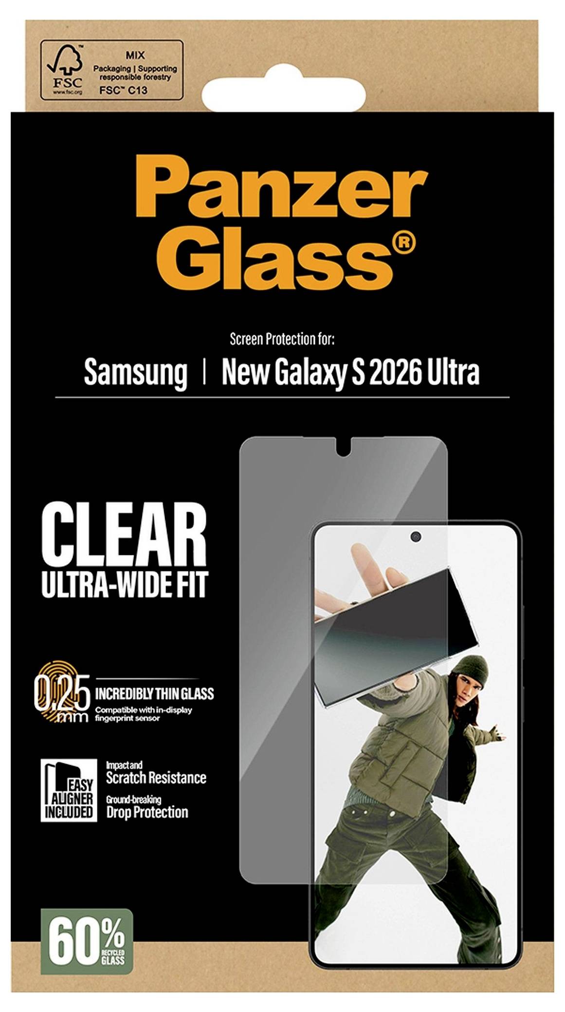 PanzerGlass Displayschutzglas Samsung Galaxy S26 Ultra 1 St. PG37869-3