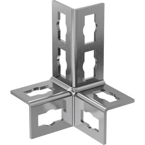 Fischer PFUF 3D A4 Montagewinkel Edelstahl 577095 10 St.