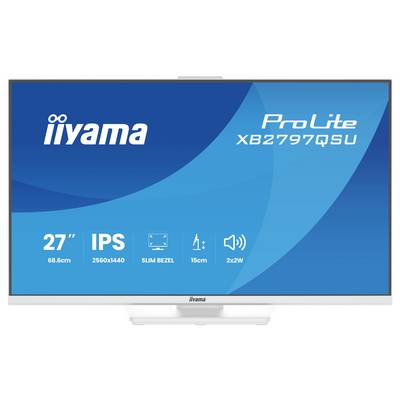 '27" iiyama ProLite XB2797QSU Monitor, 68,6cm, 2560x1440 Auflösung, IPS-Display, schmaler Rahmen, 2x2W Lautsprecher.'