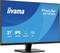 „Iiyama ProLite X2791QS"-Monitor, 27 Zoll, 2560x1440-Auflösung, IPS-Panel, schmaler Rahmen, 2x2W-Lautsprecher, Funktionen auf blauem Hintergrund dargestellt.