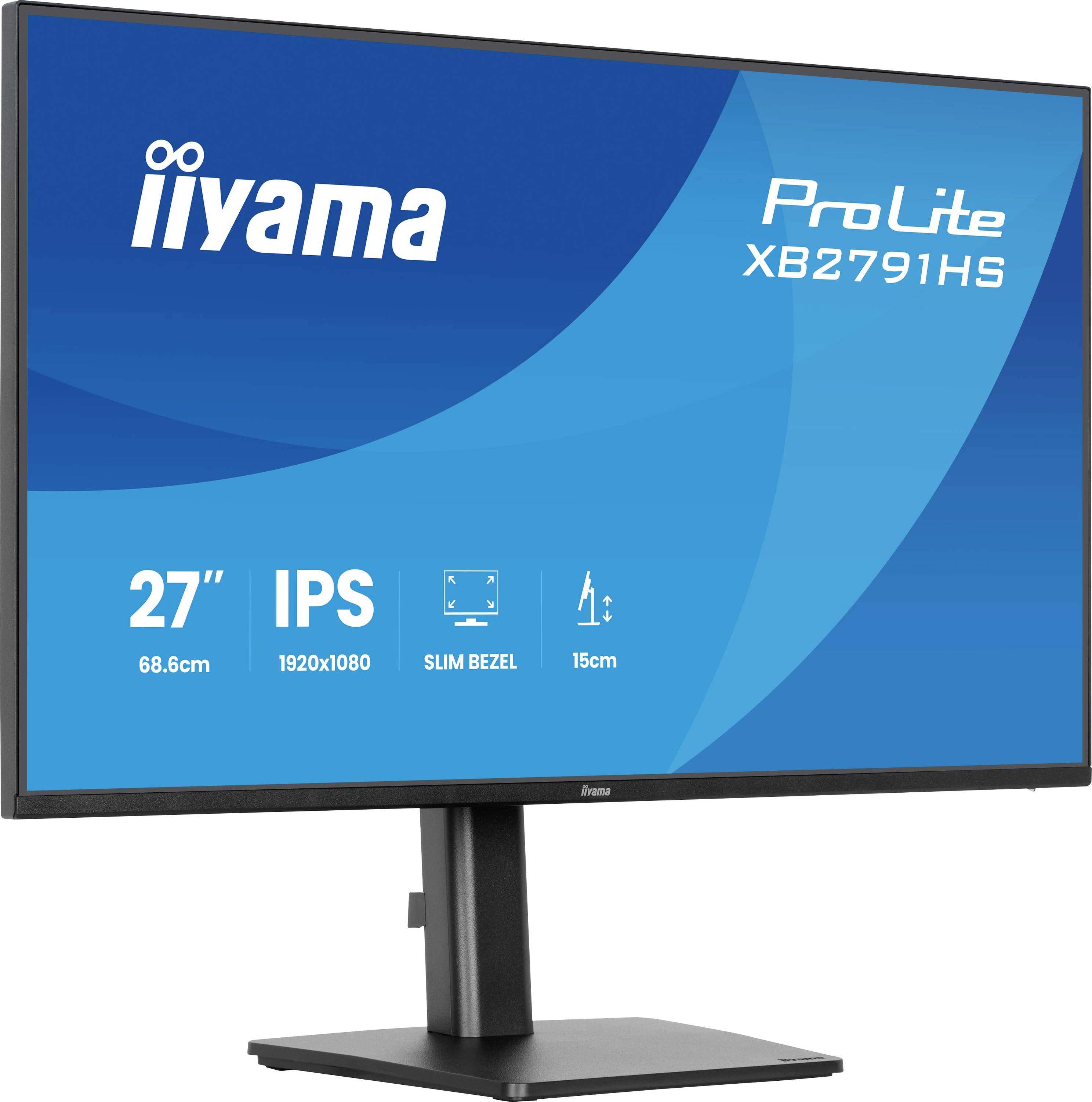 Iiyama ProLite LED-Monitor EEK C (A - G) 68.6 cm (27 Zoll) 1920 x 1080 Pixel 16:9 DisplayPort