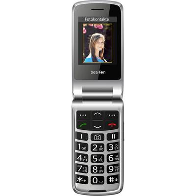 Ein Klapptelefon mit einer Foto-Kontaktschnittstelle auf dem Bildschirm, das ein Profilbild und ein großes Nummerntastaturfeld darunter zeigt.