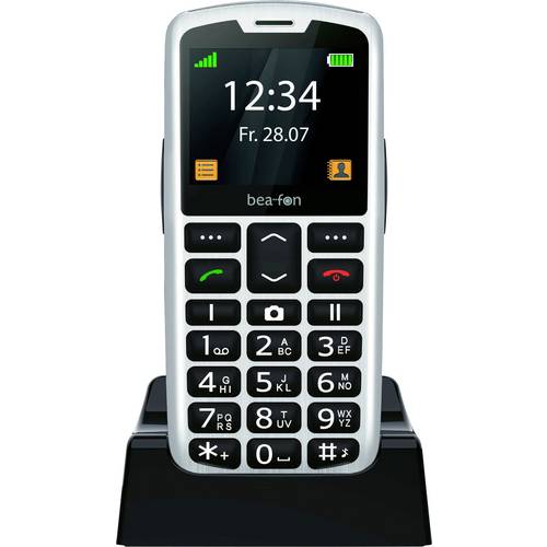 Thumbnail - beafon SL260 2 G Senioren-Handy SOS Taste, mit Ladestation Schwarz, Silber