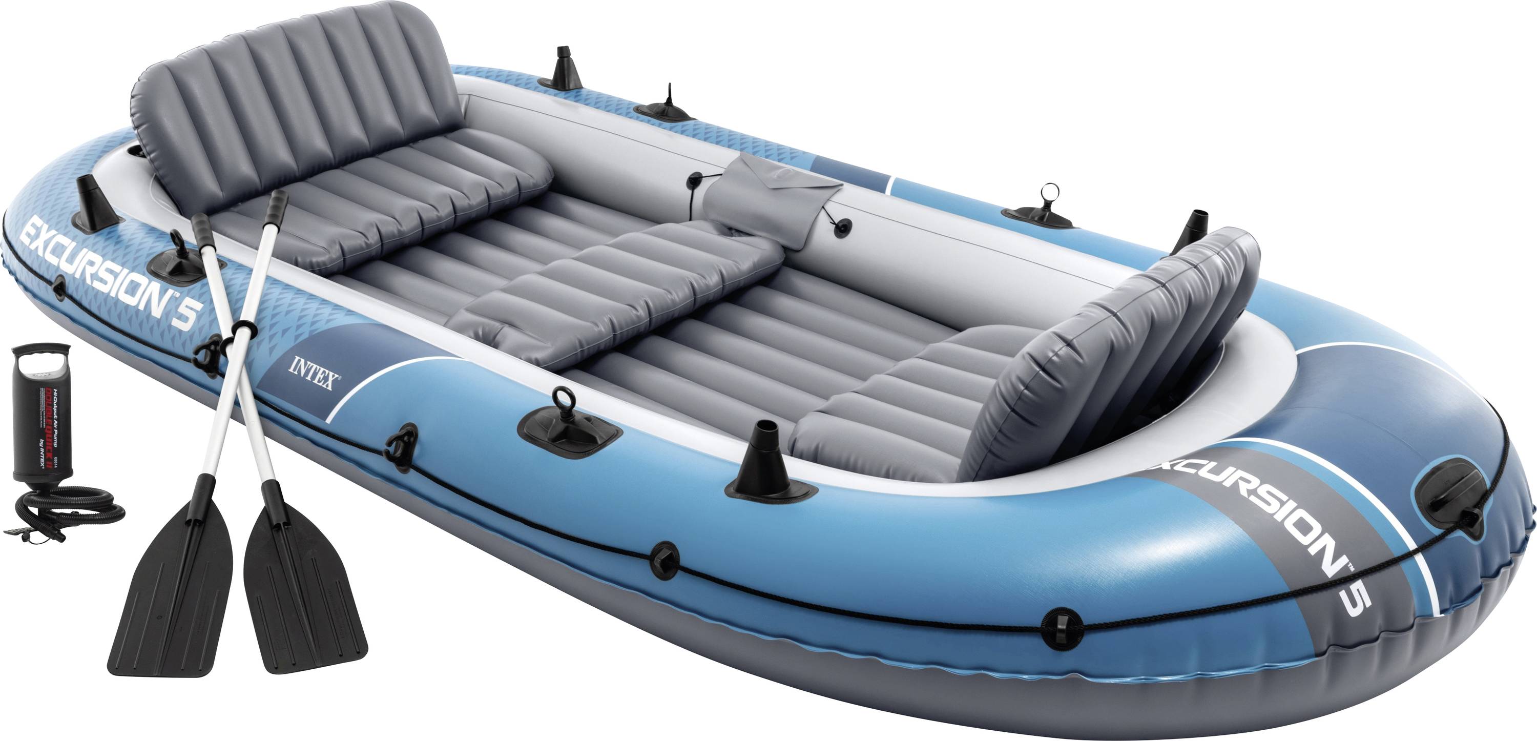 Intex Excursion 5 Set mit 137cm AluPaddel, 68614, bis 600 kg 66325NP