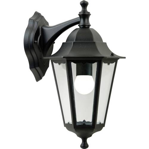 Nordlux Cardiff Down 74381003 Wandleuchte E27 Schwarz