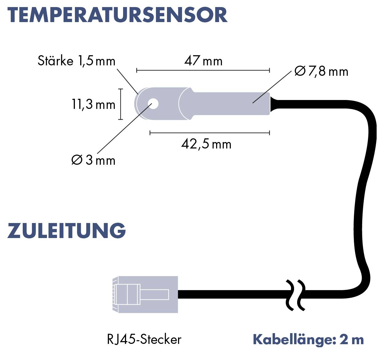 H-Tronic TS125 Version 3 Temperaturschalter 125 - -55 °C-3