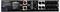 Rückseite eines Audio-Verstärkers mit Ein-/Ausgangsanschlüssen, einschließlich XLR- und RCA-Steckverbindern, Ethernet- und Stromversorgungsanschlüssen, gekennzeichnet als „MTC-3204".