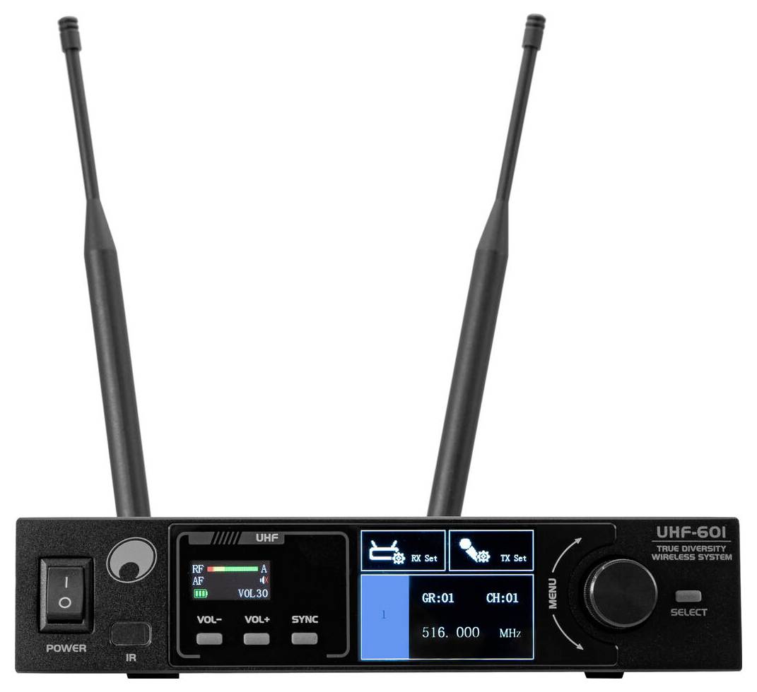 Funkmikrofon-Set Omnitronic UHF-601-1