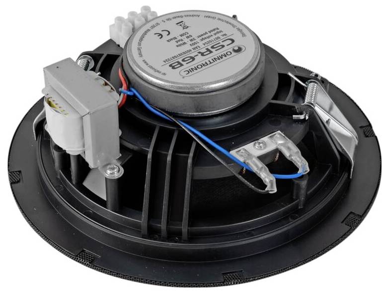 Omnitronic CSR-6B Breitband-Einbaulautsprecher 6 W Schwarz 1 St.-1