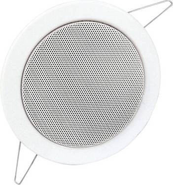 Omnitronic CS-4W Breitband-Einbaulautsprecher   Weiß 1 St.